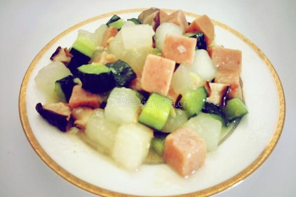 清炒冬瓜午餐肉的做法图解10