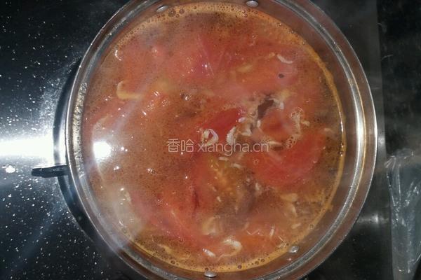 番茄榨菜蛋汤的做法图解6