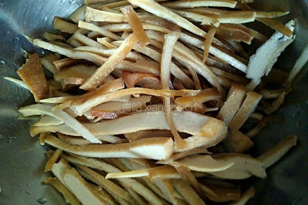 小青菜炒豆腐干的做法图解6