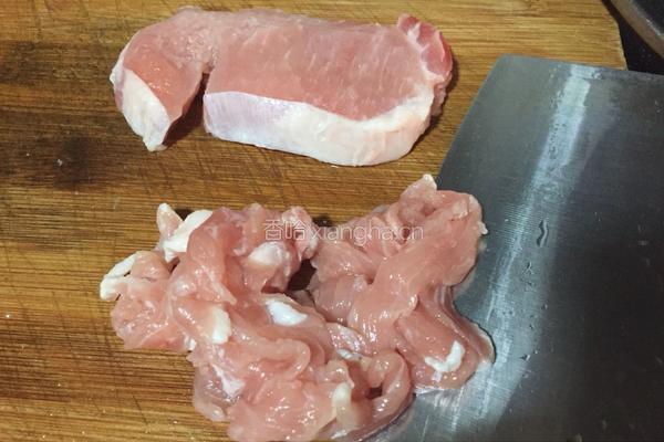 肉片炒青瓜的做法图解2