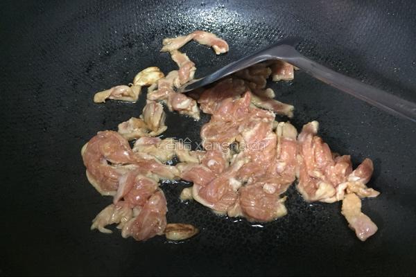 肉片炒青瓜的做法图解5