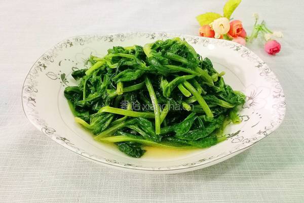 清炒豌豆苗的做法图解6