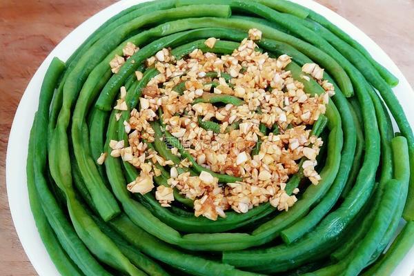 蒜香豇豆的做法图解8