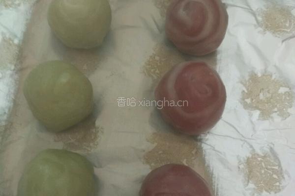 彩色球酥的做法图解8