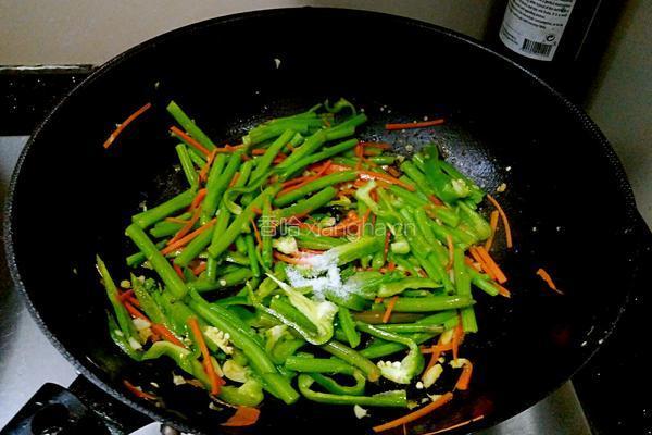 苋菜杆子炒肉的做法图解16