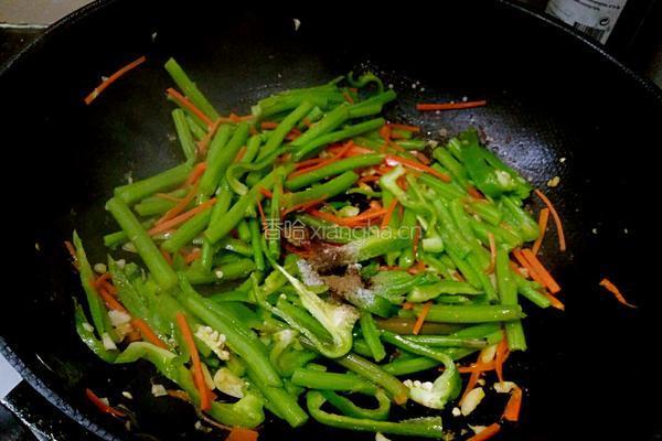 苋菜杆子炒肉的做法图解17