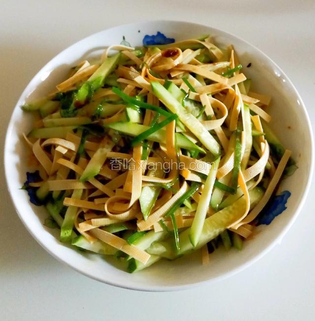 旧版黄瓜拌干豆腐