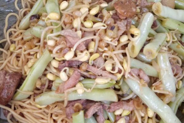 粽香扁豆焖面的做法图解13