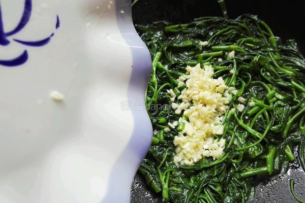 蒜香空心菜的做法图解4