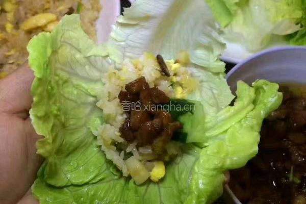 生菜包饭的做法图解6