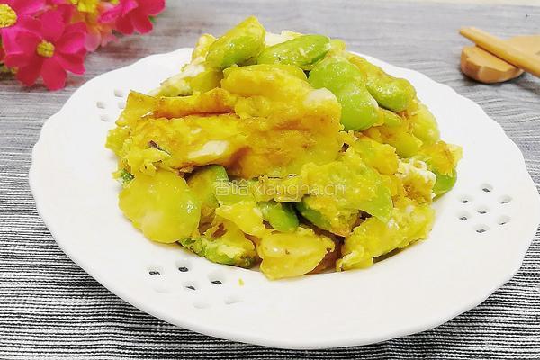 蚕豆炒鸡蛋的做法图解9