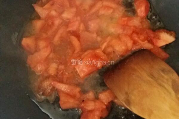 番茄花菜的做法图解4