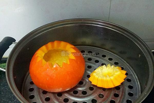 南瓜饭的做法图解2