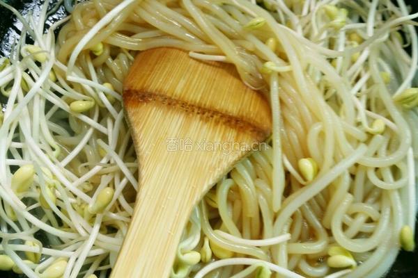 豆芽炒粉的做法图解7
