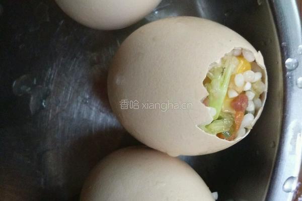 彩色糯米蛋的做法图解4