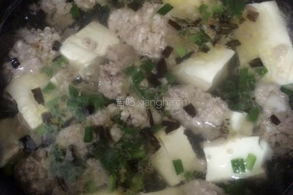 肉末豆腐汤的做法图解7