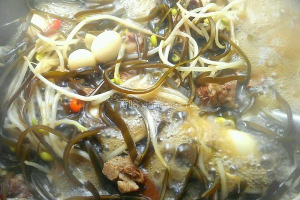 海带炖鹌鹑蛋的做法图解6