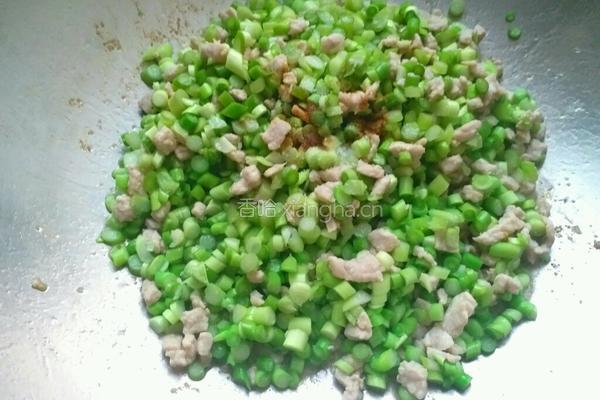 蒜苔肉丁卤的做法图解5
