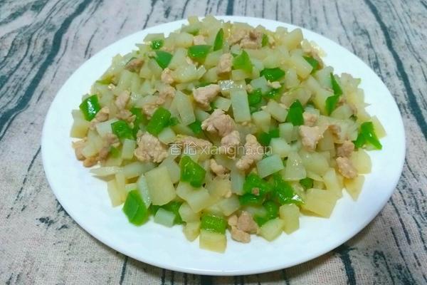 土豆青椒肉丁卤的做法图解11