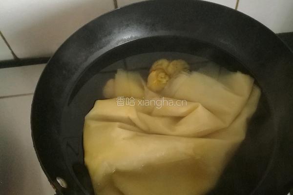 肉末油条千张卷的做法图解7