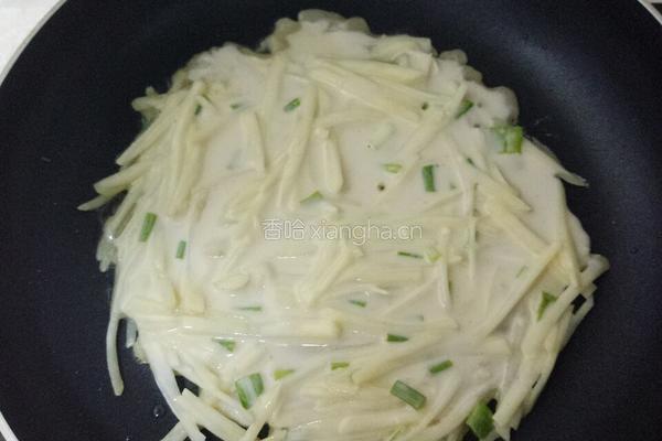 土豆丝卷饼的做法图解3