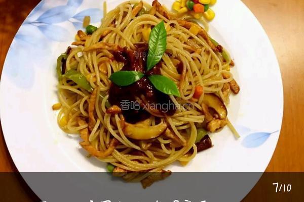 黑胡椒鸡脯意大利面的做法图解7