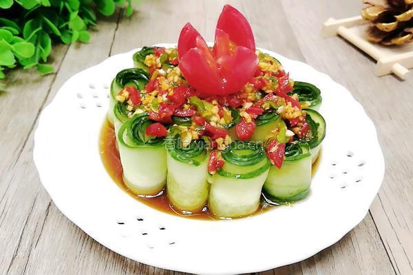 凉拌黄瓜卷的做法图解12