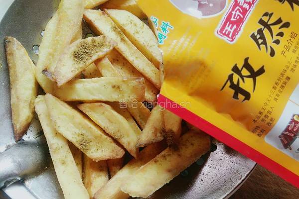 炸薯条的做法图解6