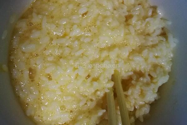 少油❤粒粒分开黄金八爪鱼蛋炒饭的做法图解3