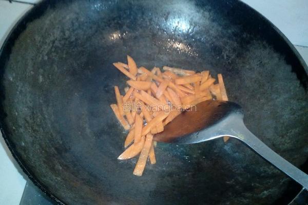 五彩炒面的做法图解9