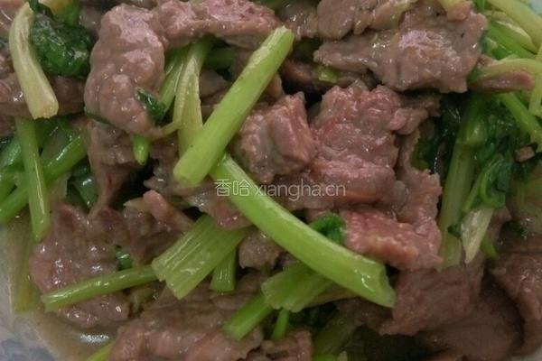 芹菜炒牛肉