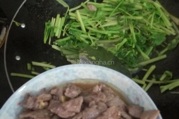 芹菜炒牛肉的做法图解5