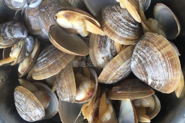 辣炒黄蚬子的做法图解3