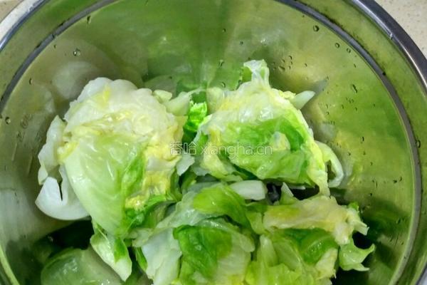 凉拌手撕包菜的做法图解3