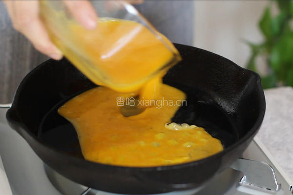 火腿肠炒鸡蛋的做法图解11