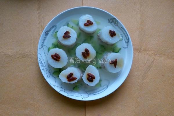 清蒸山药合的做法图解4
