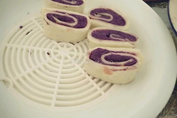 紫薯燕麦卷的做法图解6