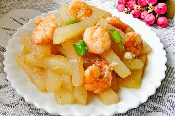 虾仁冬瓜条的做法图解10