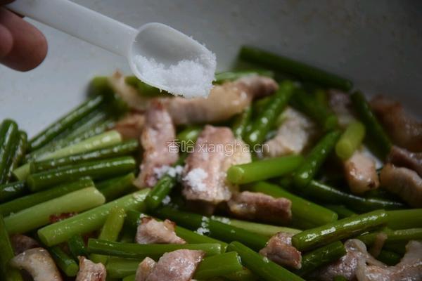 蒜薹炒肉的做法图解7