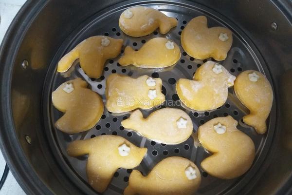 小动物南瓜馒头的做法图解14