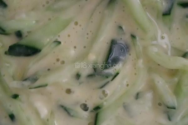 黄瓜甜饼的做法图解4