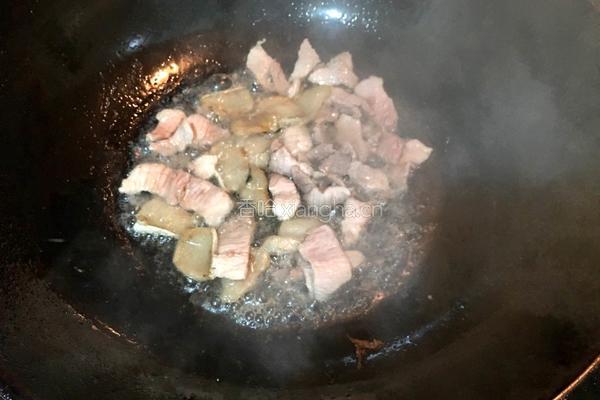 四季豆炒肉的做法图解3