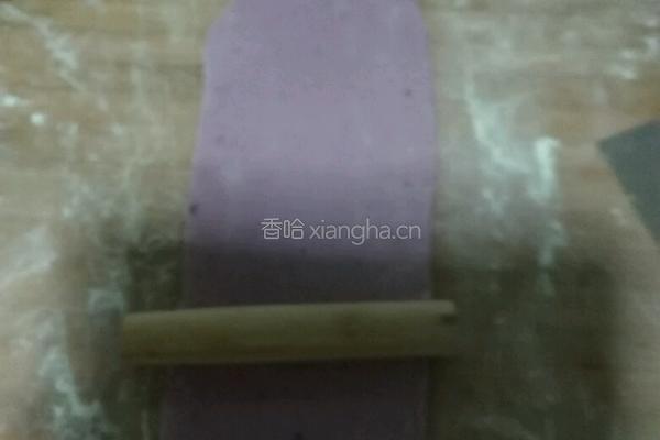紫薯馒头的做法图解2