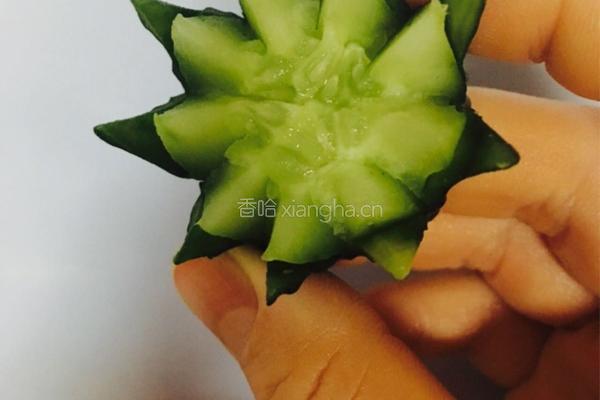 凉拌黄瓜花的做法图解6