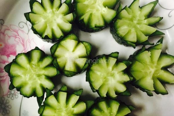 凉拌黄瓜花的做法图解7