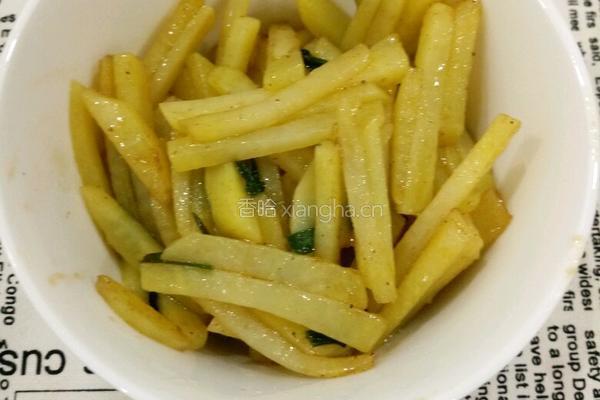 蚝油土豆丝的做法图解11