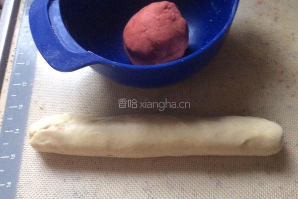 三色蛋黄酥的做法图解2