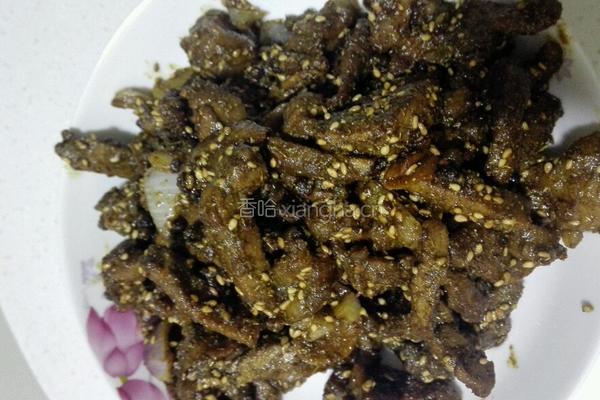 孜然牛肉的做法图解4