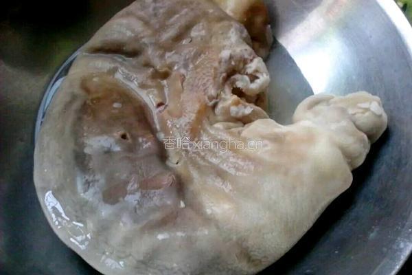 老屋私房菜 甜椒炒肚片的做法图解1