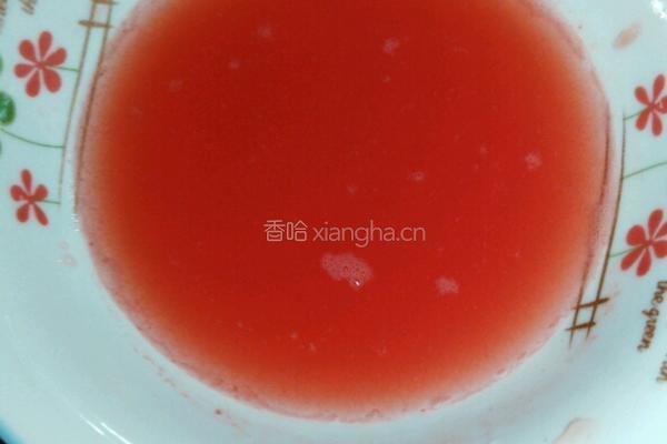 西瓜水蜜桃布丁（不加吉利丁片的）的做法图解4